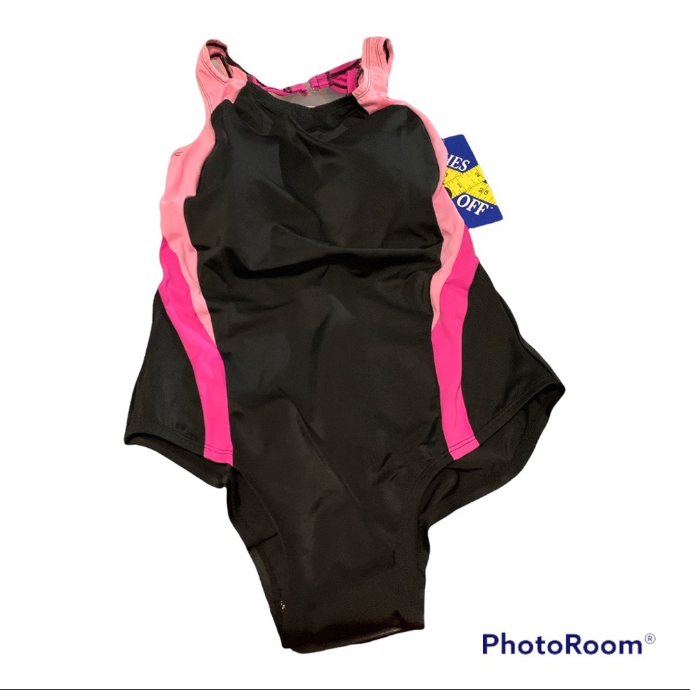 NWT Inches Off One Piece Swimsuit 16W